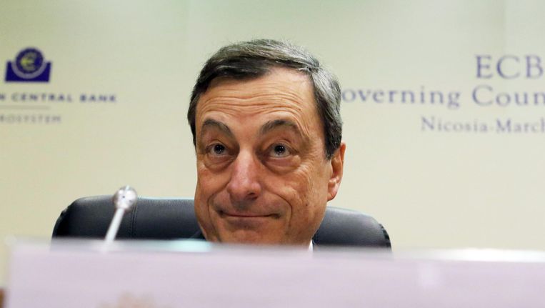 ECB-president Mario Draghi. Beeld epa