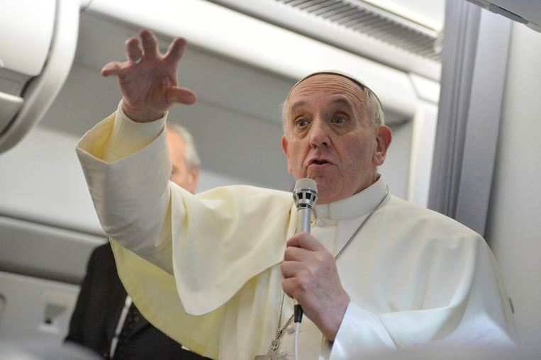 Paus Franciscus. Beeld AP