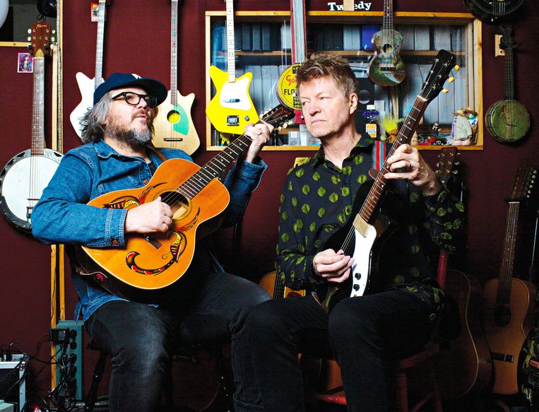 Jeff Tweedy en Nels Cline van Wilco. Beeld Future Publishing via Getty Imag