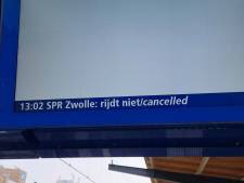 Minder treinen tussen Zwolle en Amersfoort door seinstoring bij Wezep