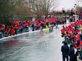 Beeld uit boek De Elfstedentocht van 1997