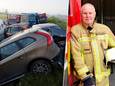 Brandweerman Patrick 'Patje' Depoortere moet na een halve eeuw verplicht met pensioen als brandweerman. Links: de kettingbotsing op de A19 in Zonnebeke liet de grootste indruk op hem na.