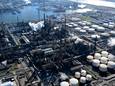 De raffinaderij van TotalEnergies in de Antwerpse haven. Het bedrijf is een van de industriële spelers die gratis uitstootrechten krijgt.