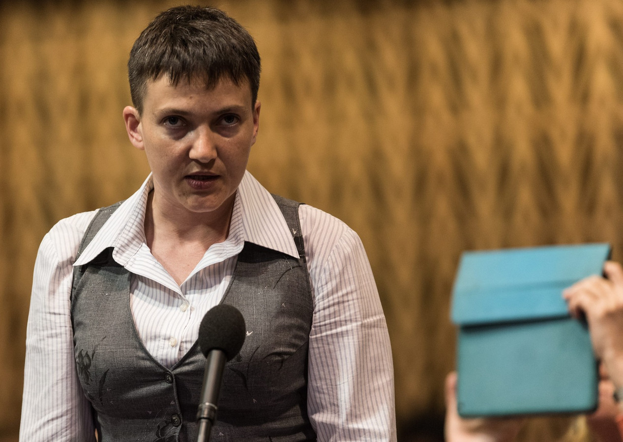 Savtchenko dénonce la &quot;traîtrise&quot; de Moscou Foto 7sur7.be 