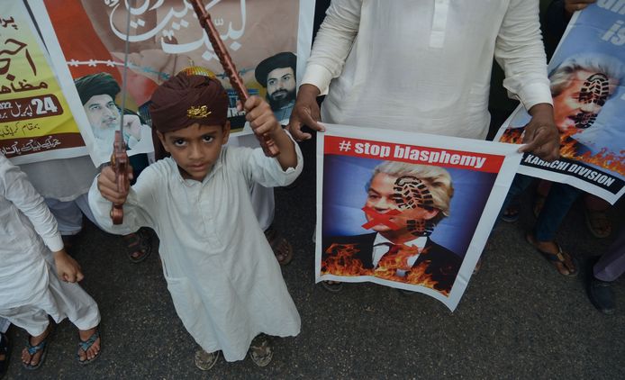 In de Pakistaanse stad Karachi werd vorig week nog opgeroepen om Geert Wilders te vermoorden.