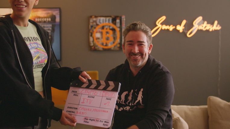 David in ‘Is crypto het nieuwe goud?’ Beeld Streamz