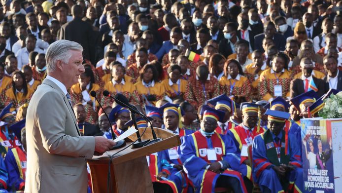 "Er is geen ontwikkeling mogelijk zonder vrede." Dat zei koning Filip aan de studenten van de Universiteit van Lubumbashi. D