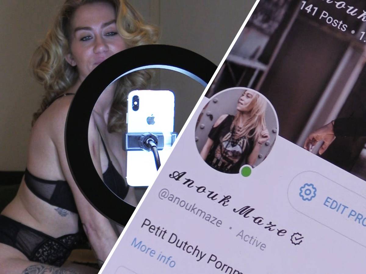 Porno-actrice Anouk profiteert van het succes van OnlyFans