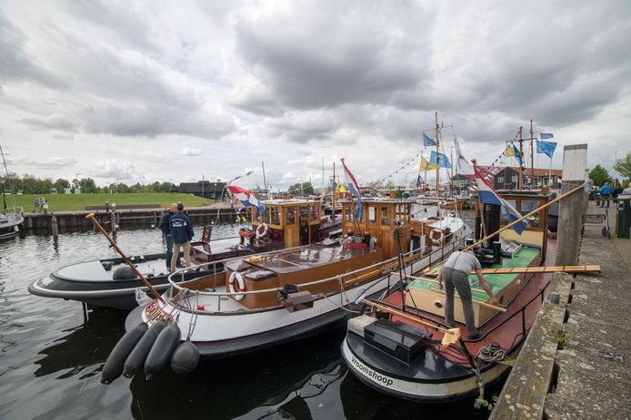 Allerlei sleepboten zijn vandaag en morgen te zien in Elburg.