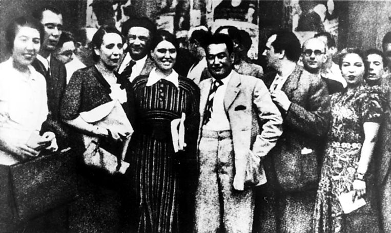 Juli 1937: het antifascistische schrijverscongres in Madrid.  Beeld Ullstein Bild via Getty Images
