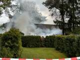 Brand verwoest chalet op camping in Ermelo