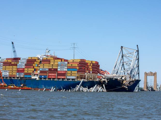 Containerschip dat brug in Baltimore deed instorten had net voor botsing twee elektrische storingen