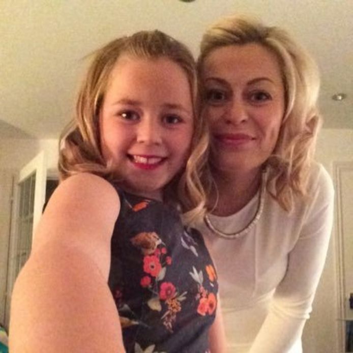 Kate met haar dochter Grace.
