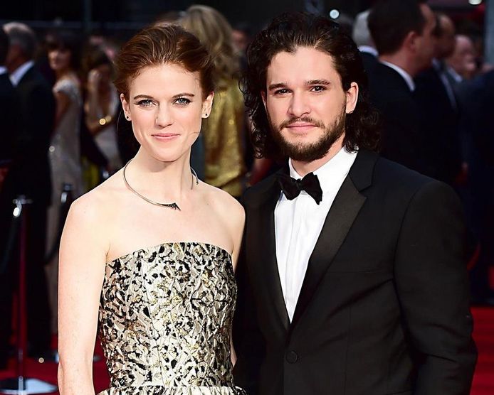 Rose Leslie en Kit Harrington.