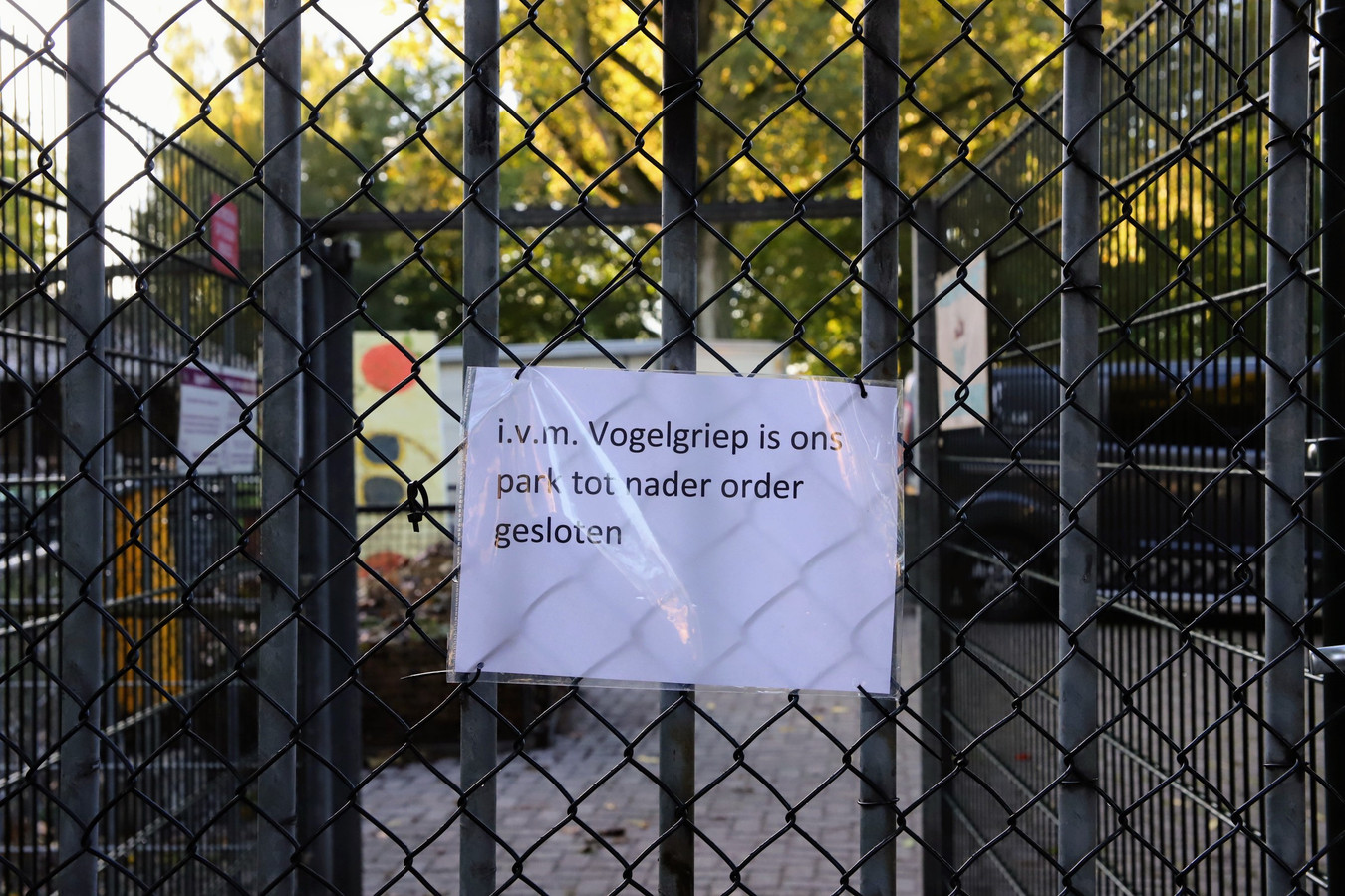 Vogelgriep bij het hertenkamp in Tiel.