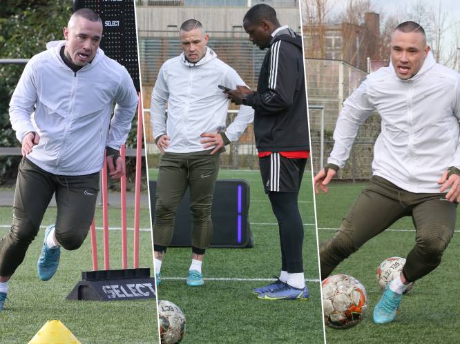 KIJK. Radja Nainggolan beult zich af in Antwerps park om indruk te maken op nieuwe club: “De voetbalwereld is rot, maar ik hou nog van het spelletje”
