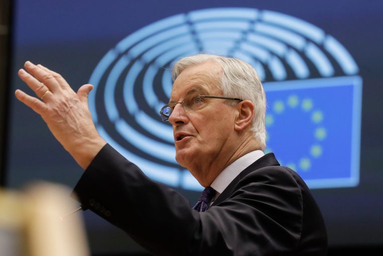 Voormalig EU-onderhandelaar voor de brexit, de Fransman Michel Barnier (70). Beeld AP