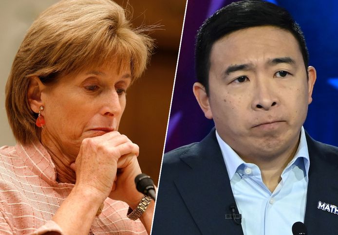 Christine Todd Whitman en Andrew Yang.