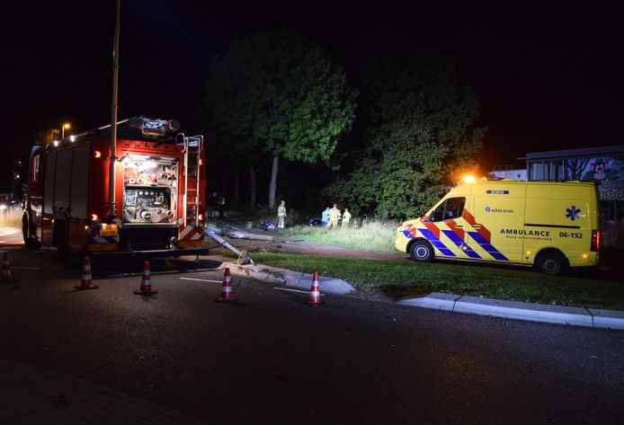 Ongeluk aan de Liemerseweg in Doetinchem.