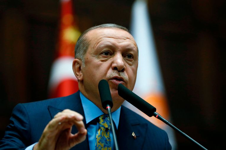 Turkse president Recep Tayyip Erdogan. Beeld AFP
