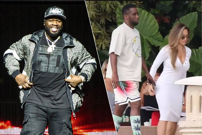 De Amerikaanse hiphopartiest Curtis ‘50 Cent’ Jackson en zijn ex Daphne Joy.