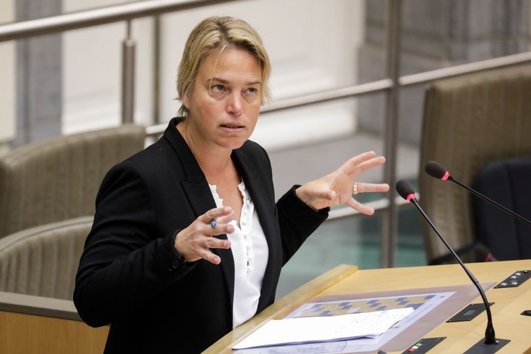 'Er zijn genoeg studies die aantonen hoe slecht ammoniak is voor onze gezondheid. We zijn ze gaan afgeven bij minister Schauvliege, maar er iets nooit iets mee gebeurd.' Beeld BELGA