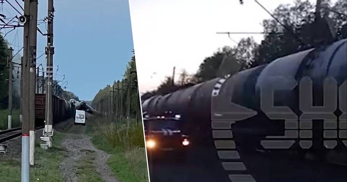 В России взорвался очередной грузовой поезд  Украина и Россия война