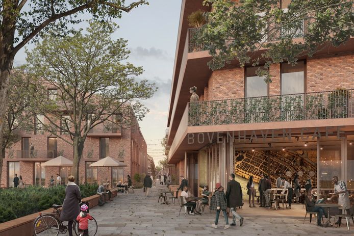Nieuwbouw Boven Havenstraat, zoals die eerder was bedacht.