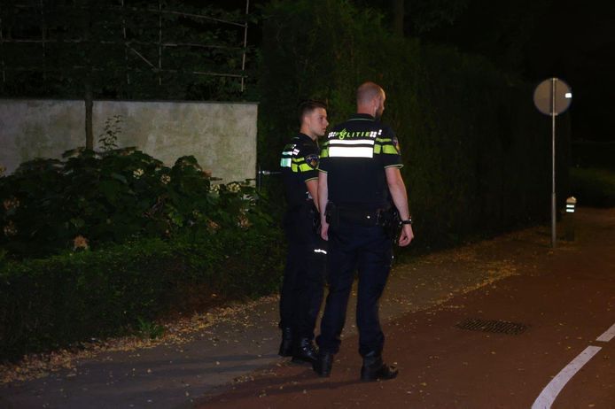Politieagenten aan het werk.