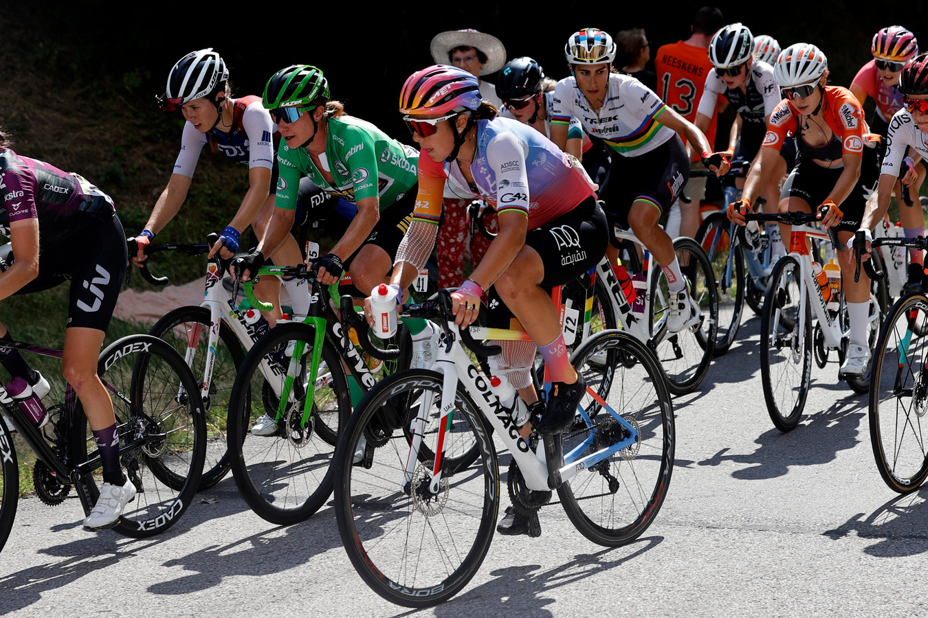 Slotrit Tour de France Femmes meer bekeken dan finale EK Voetbal voor vrouwen Foto hln.be