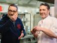 Wim Willaert maakte samen met chef Jeremy Levecke de garnaalkroketten in de keuken van Belle Du Jour.