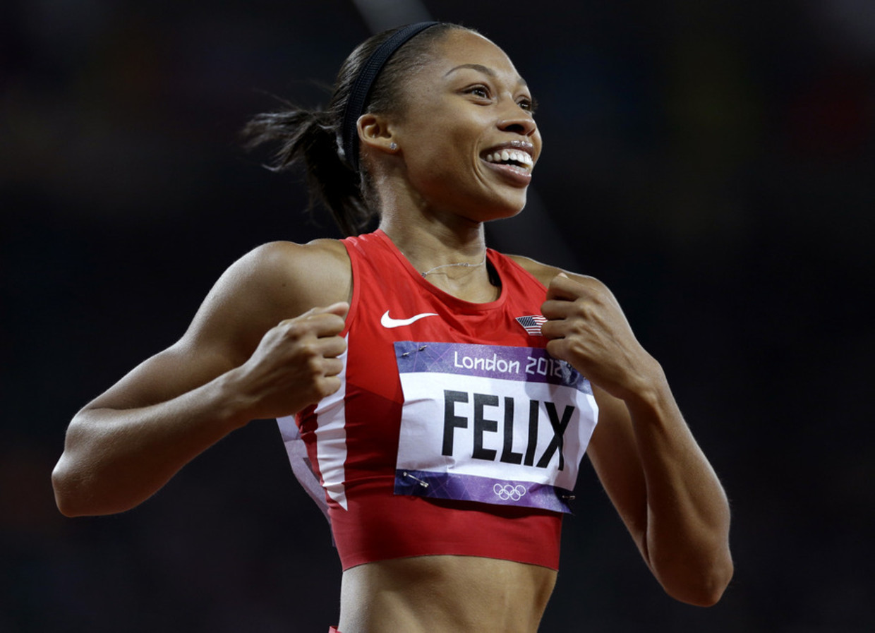 Allyson Felix. Beeld ap