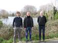 Raadslid Alec Lambert, buurtbewoner Philippe Ophoff en Eric Baeck van de vzw Steendorp Leefruimte dienden intussen al een bezwaarschrift in