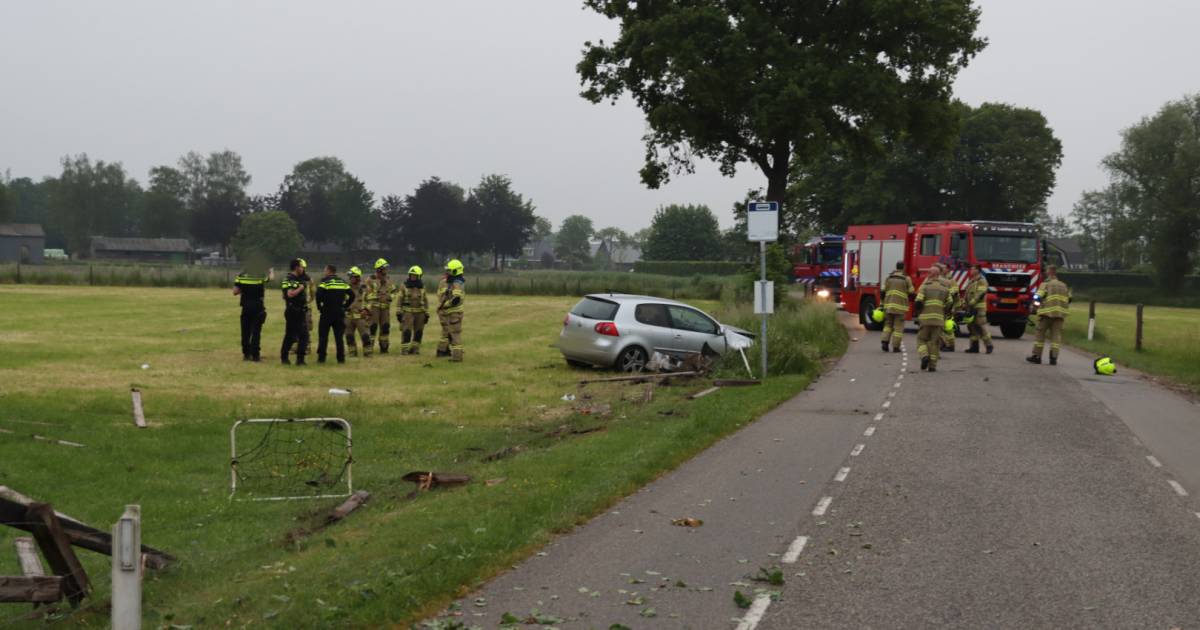 Ravage bij ongeval Lunteren.