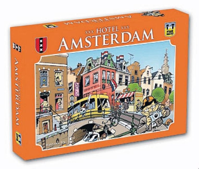 Amsterdam Hotel is het nieuwste spel van de Nederlandse spellenuitgever The Game Master. Foto ANP Beeld 