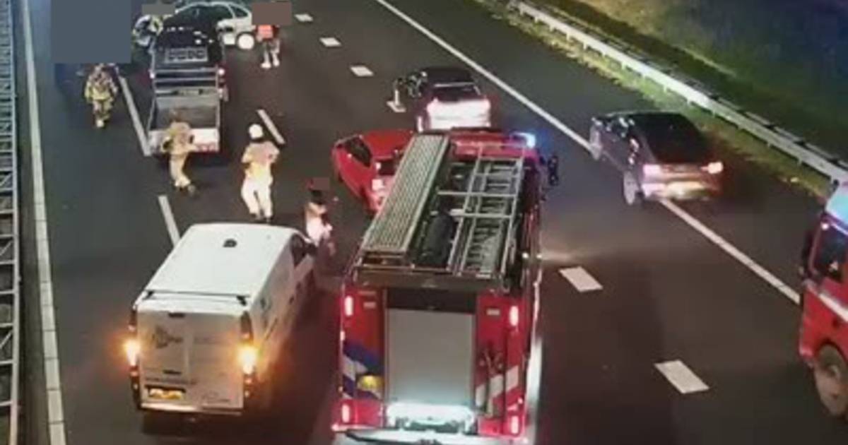 Drukke avondspits bij Zwolle na auto-ongeluk op A28.
