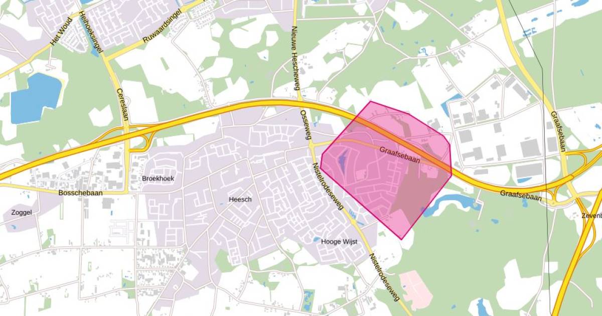 Grote stroomstoring treft honderden huishoudens in Heesch na brand in transformatorhuisje.