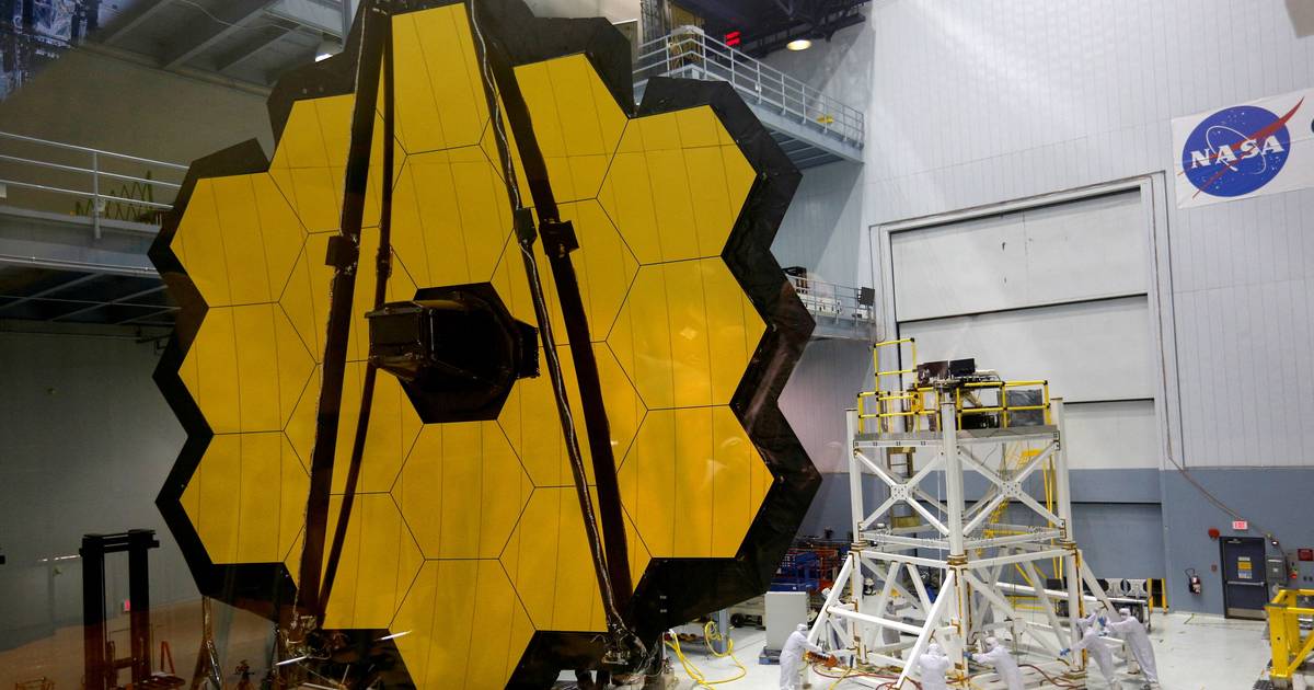 James b space telescope, successor to Hubble, arrives at work on