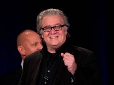 Steve Bannon et Marine Le Pen au parlement flamand