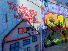“Wie beslist wat op deze muur staat?”: voorlopig geen Reuzegom-namen meer in Graffitistraatje, wel een prangende vraag