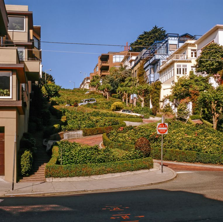 Lombard Street in San Francisco, California Beeld COLOURBOX