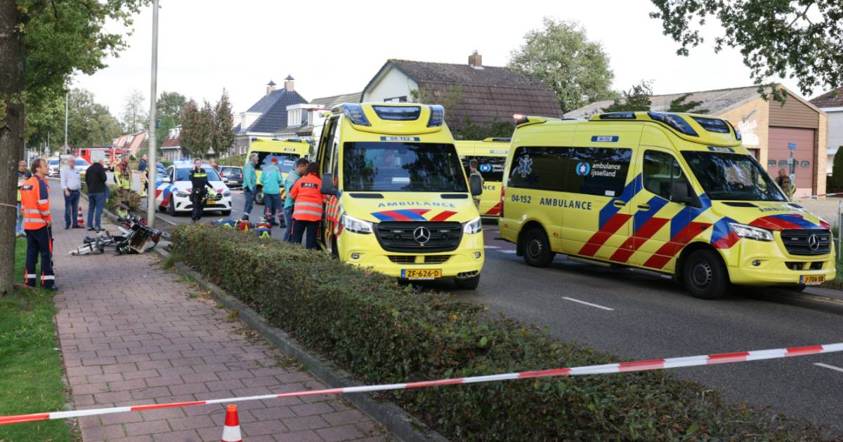 Ernstig ongeluk: fietsende kinderen zwaargewond bij aanrijding.