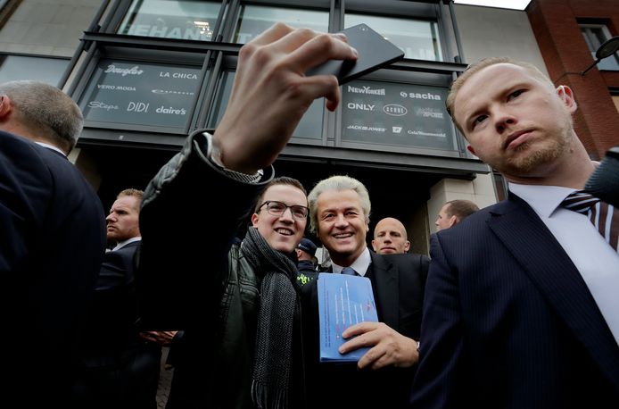 Geert Wilders was in 2016 ook al eens in Dordrecht.