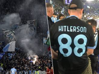 Lazio-fans laten zich in derby opnieuw van kleinste kant zien: weer antisemitische gezangen en zelfs fan met ‘Hitlerson’-shirt