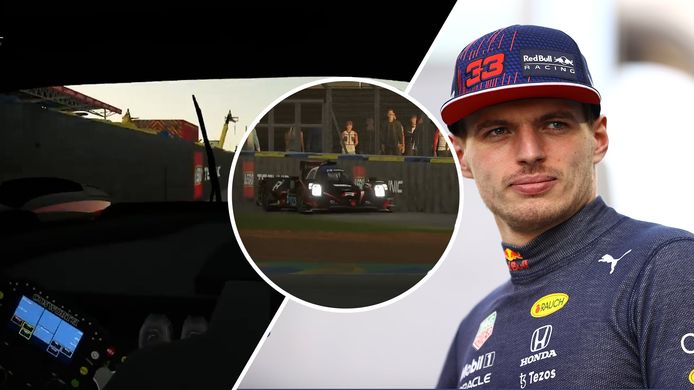 Voor het tweede jaar op rij is de virtuele 24 uur van Le Mans voor Max Verstappen uitgedraaid op een teleurstelling.