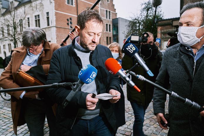 Bart De Pauw tijdens zijn proces in Mechelen.