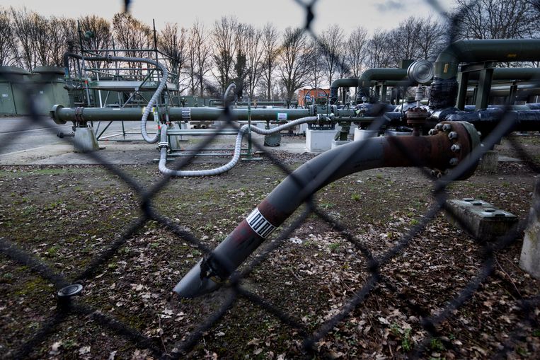 Een van de gasputten in de buurt van Ootmarsum die nu door de NAM wordt gebruikt om afvalwater in op te slaan.  Beeld Herman Engbers
