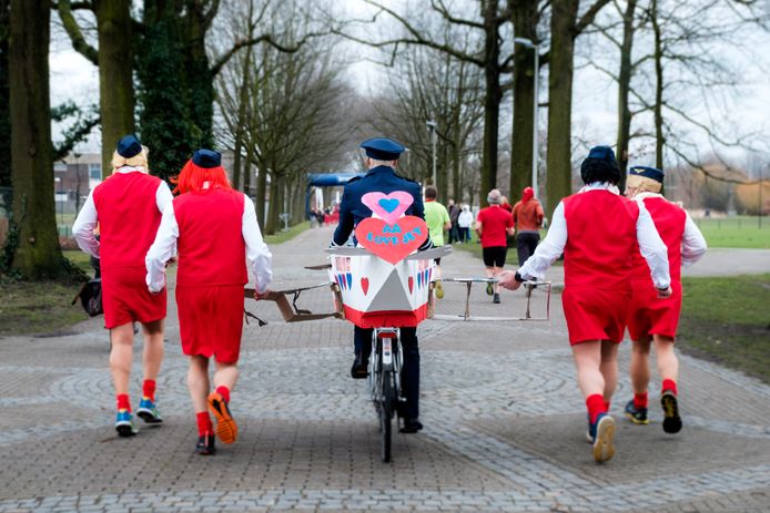 De Valentijnrun in het Rivierenhof.