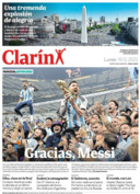 De cover van Clarín (Argentinië).