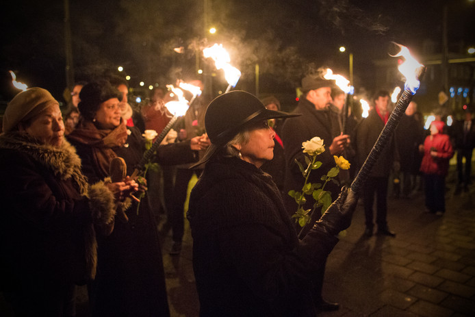 Herdenking in Amsterdam